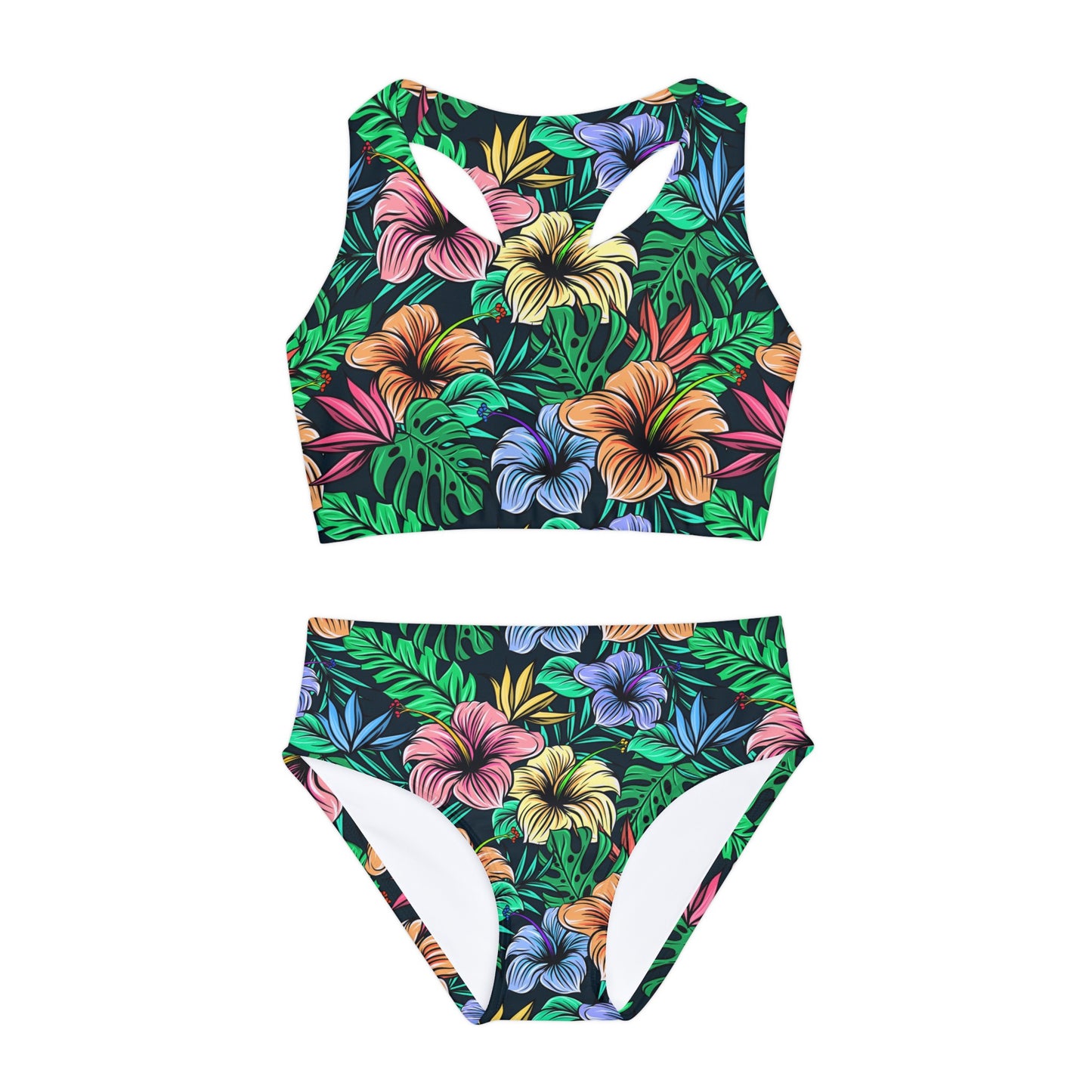Hibiscus Dream - Girls Two-Piece Swimsuit