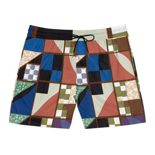 Oceanique Designs - Mens Mid-Length Swim Shorts