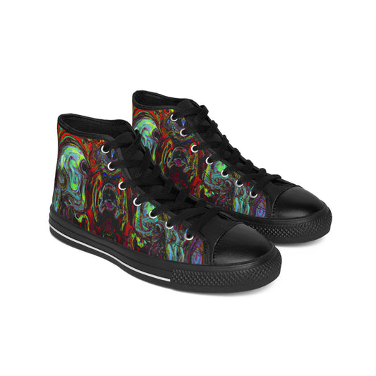 Miles Hoppsmore - High Top Mens Sneakers