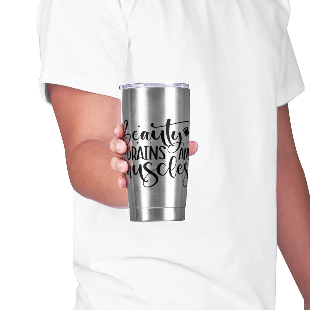 Beauty Brains and Muscles - Adventure Tumbler 20 oz