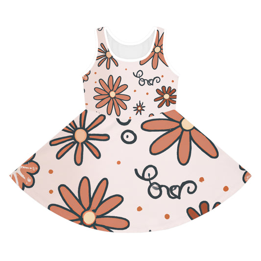 Sunny Stitches by Simone. - Girls Sleeveless Sundress