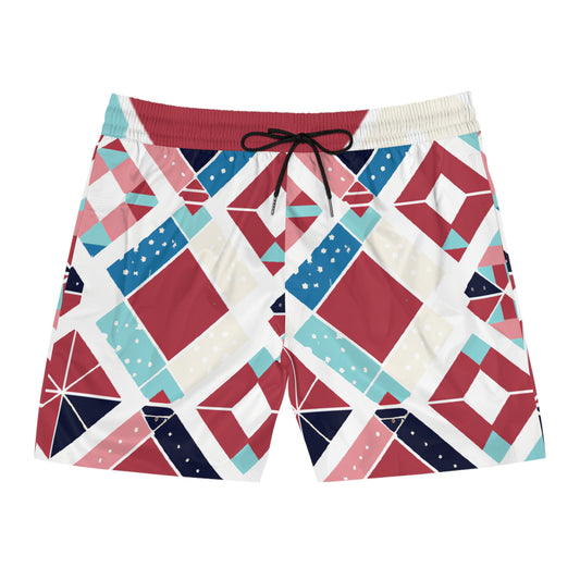 Serene Swimwear. - Mens Mid-Length Swim Shorts