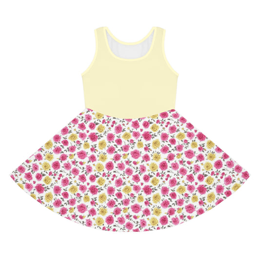 Girls' Sleeveless Sundress (AOP)