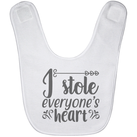 I Stole Everyone's Heart Baby Bib