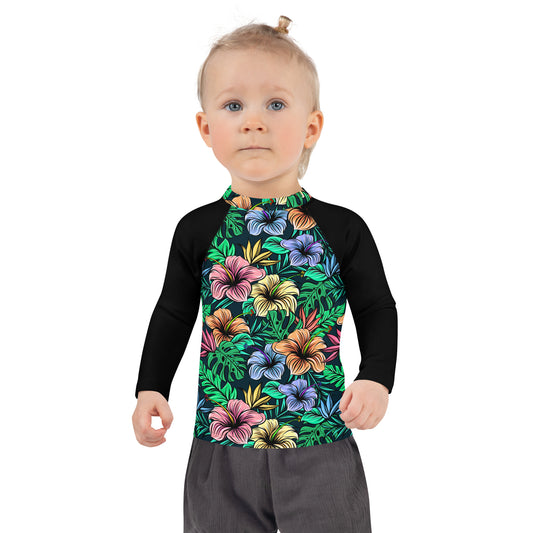 Hibiscus Dream - Childrens Rash Guard