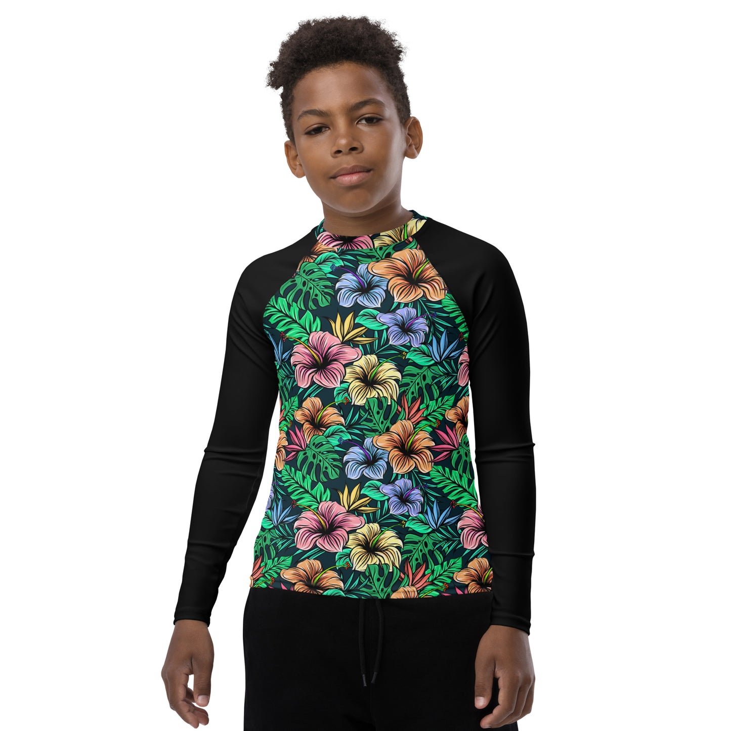 Hibiscus Dream - Childrens Rash Guard