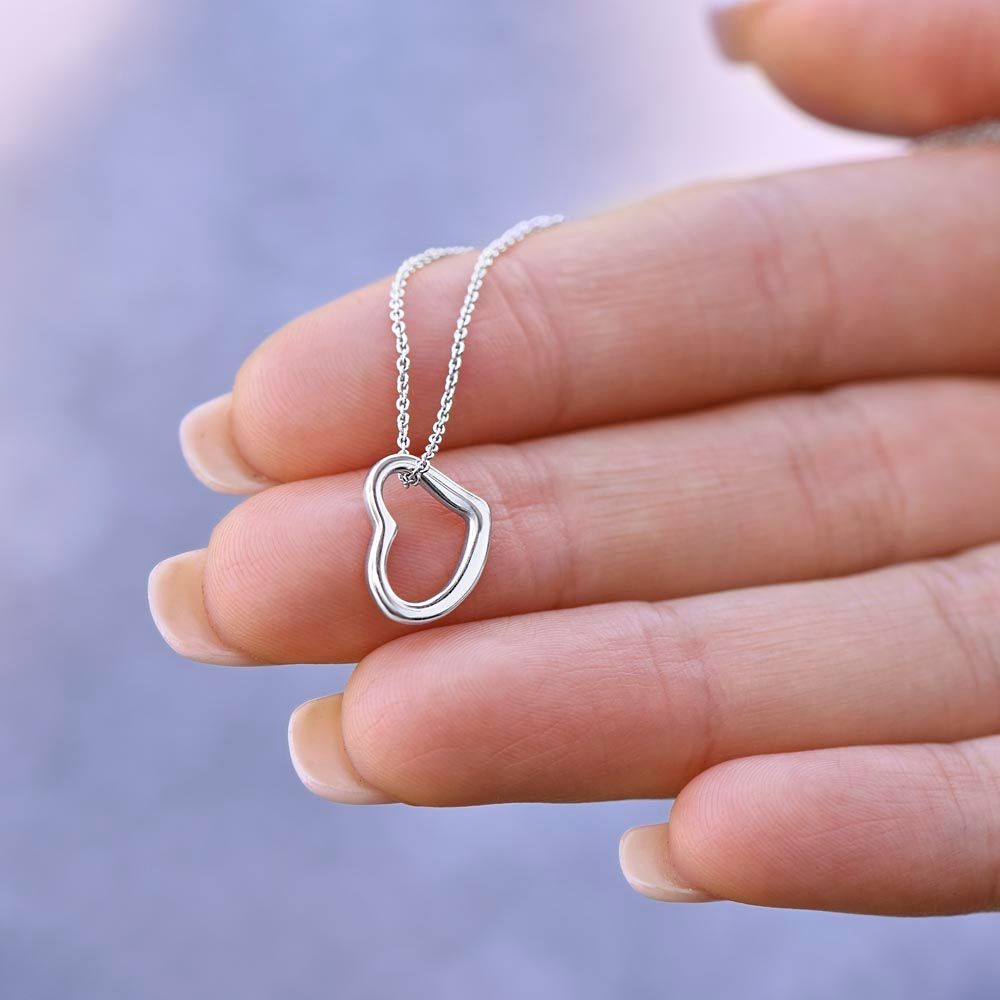 Delicate Heart Necklace - To My Beautiful Niece