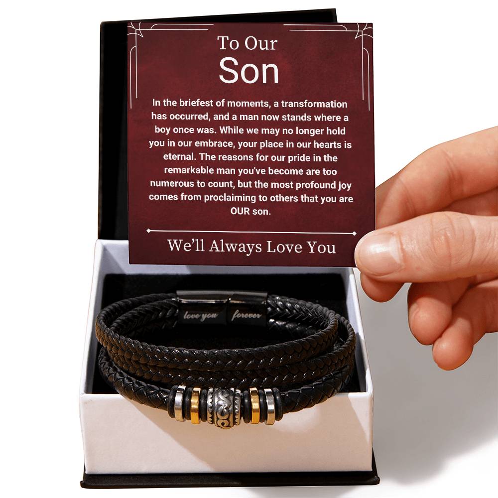 To Our Son - Love You Forever Bracelet