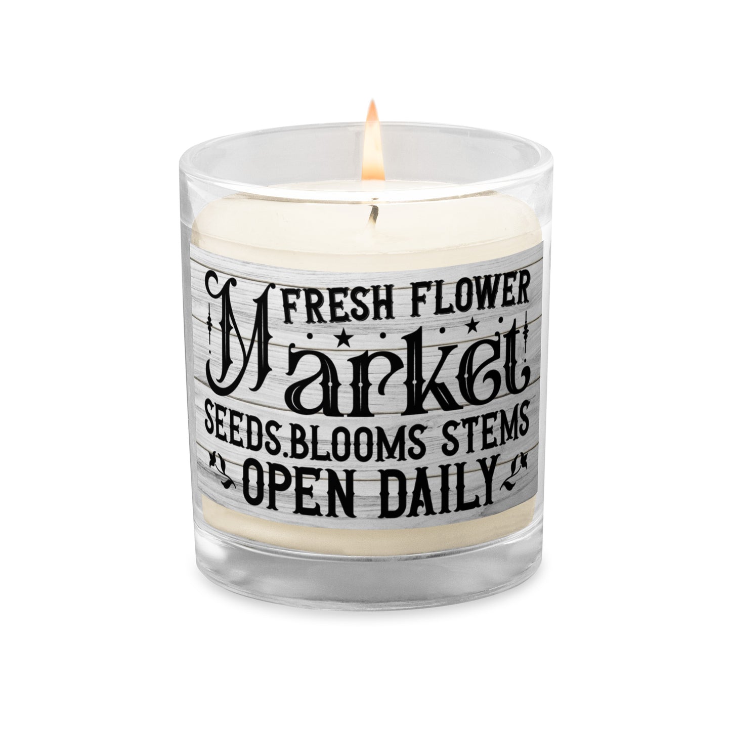 Glass jar soy wax candle 10