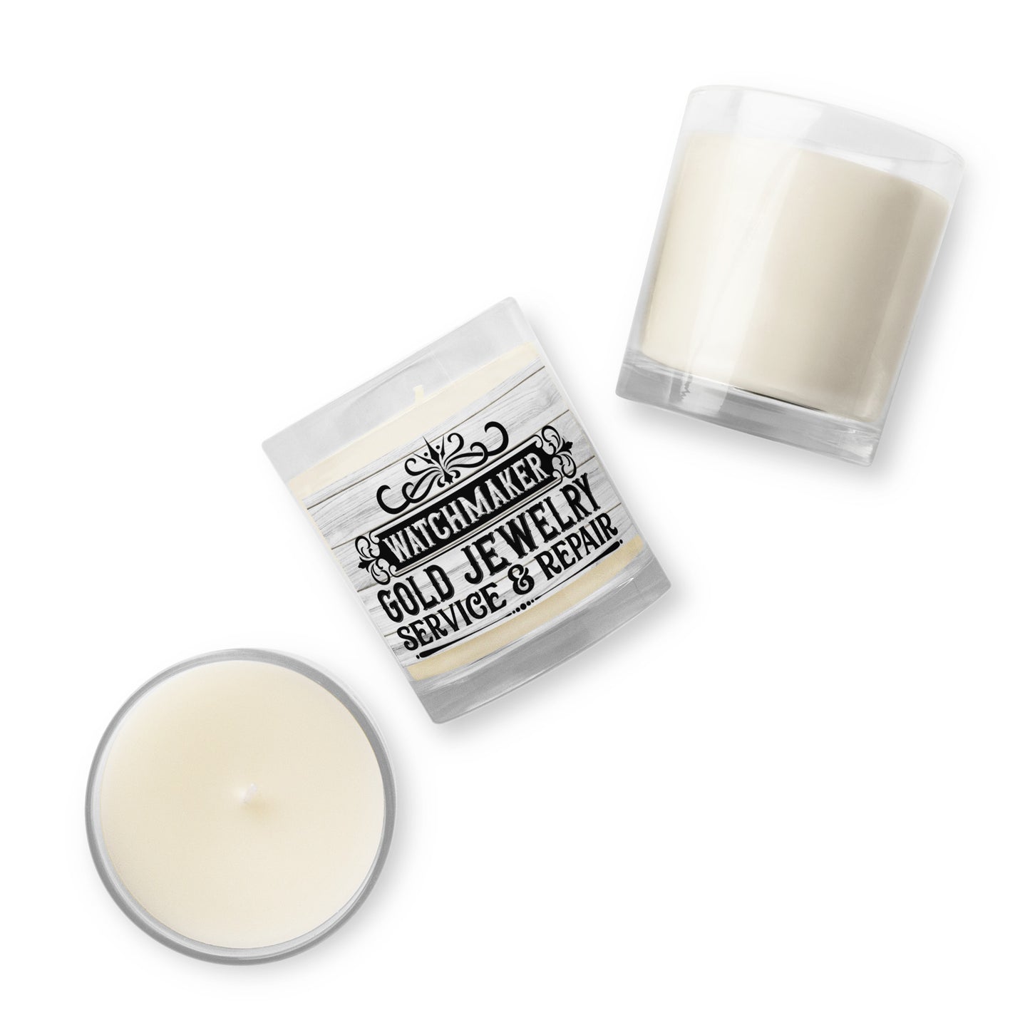 Glass jar soy wax candle 19