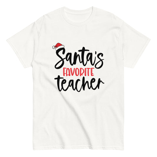 Santa's Favorite Teacher - Men's classic tee