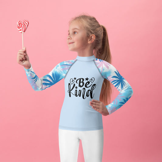 Childrens Rash Guard - Be Kind