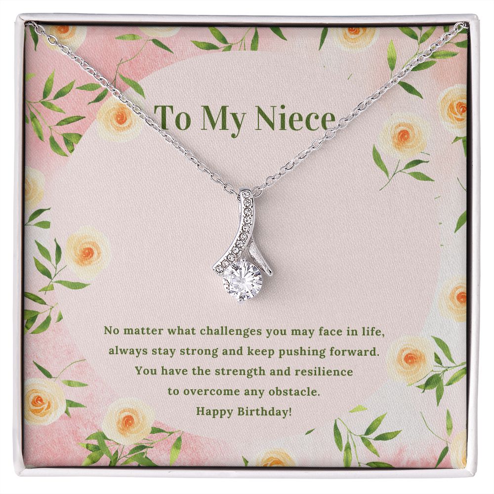 Alluring Beauty Necklace - To My Niece, Happy Birthday