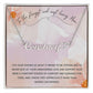 Heart Name Necklace - To the Strongest & Most Loving Mom