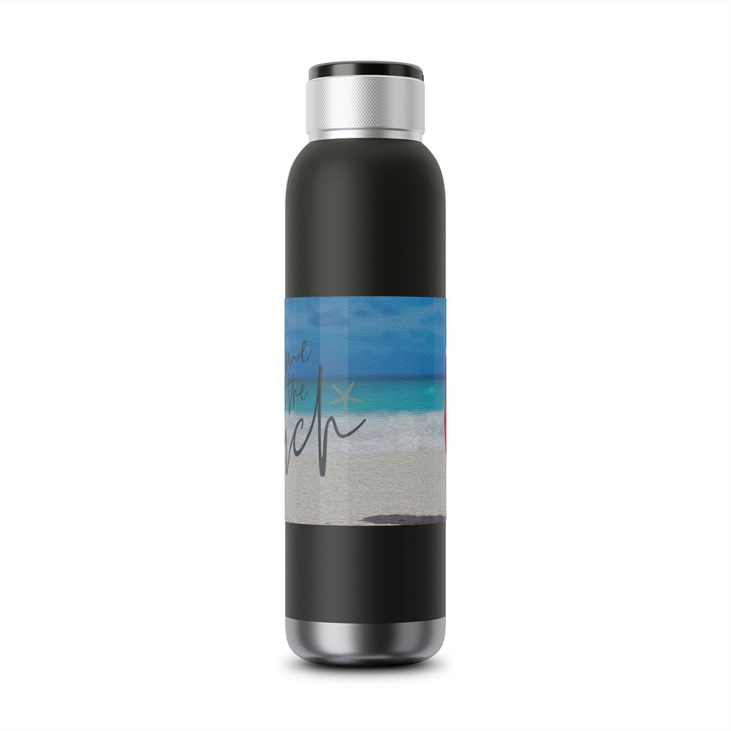 Take Me To The Beach - Soundwave Copper Vacuum Audio Bottle 22oz